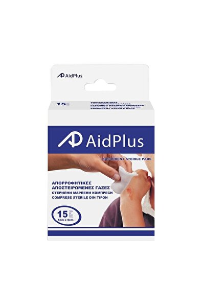 Jumbo Pansamente sterile absorbante 5x5 cm, set 15 bucati, pentru trusa de pr...