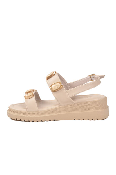 AYK'S Beige Women's Sandals 607 Z