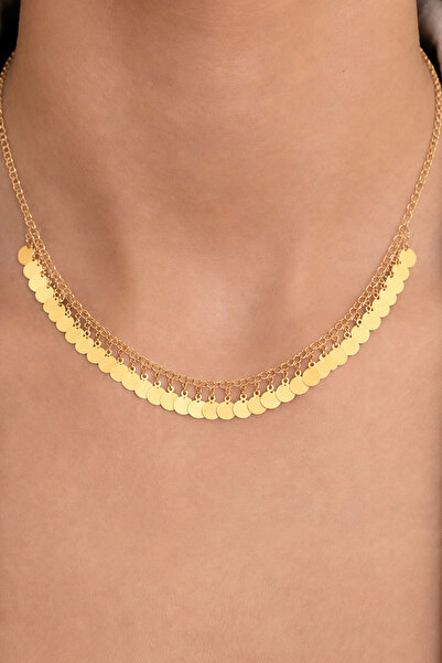 AMES GOLD KUYUMCULUK 14 Ayar Altın Pul Gerdanlık