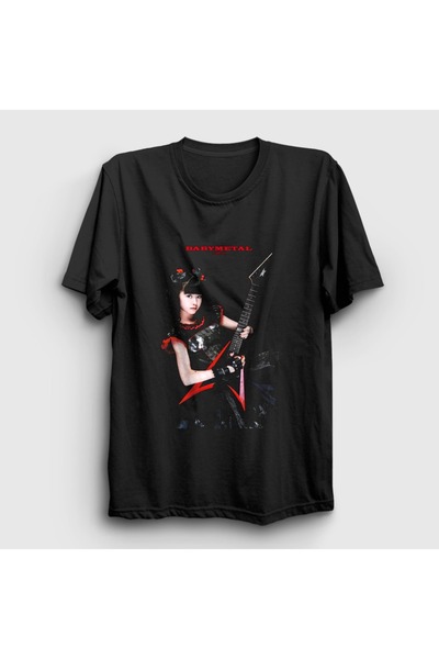 Presmono Unisex Black Yuimetal Metal Babymetal T-Shirt 614960Tt