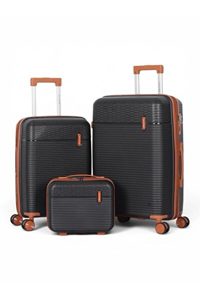 AVIATOR Aviator Shatter-Proof 3 Piece Luggage Set in 24-20-12 Inch Sizes - Av...