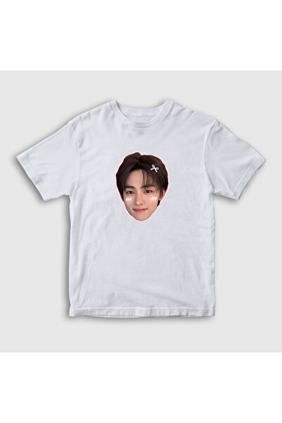 Presmono Unisex Kids White Seonghyeon V2 K-Pop Cortis T-Shirt 614048Tt