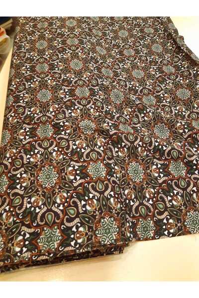 Safir Kumaş Eteklik Şalvarlık Tek En (90 cm Eni) Basma Viskon Empirme 2 Metre