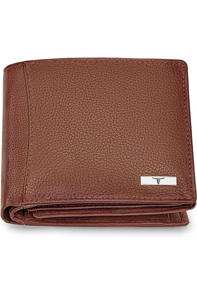Urban Forest Oliver Redwood Light Brown Leather Wallet For Men, 6 Card Slot, ...