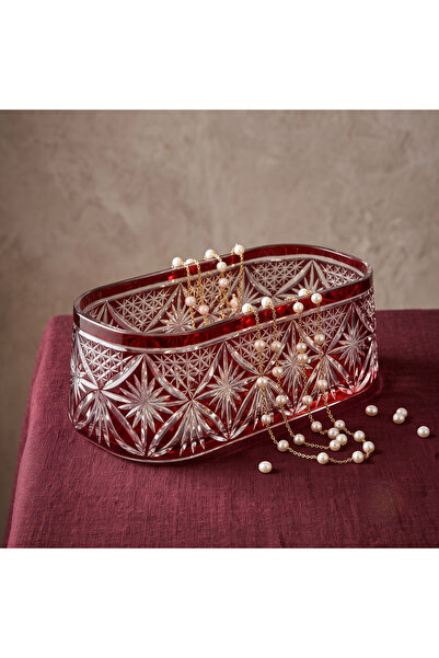 AKDEN STORE Crystal Decor Handcrafted Gondola Bowl / Decorative Bowl