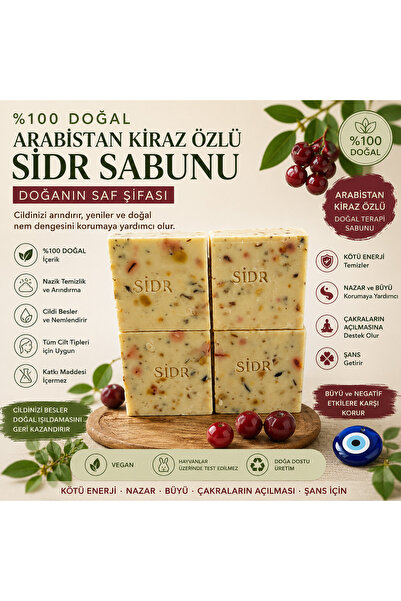 KIRKAĞA DOĞAL GIDA ÜRÜNLERİ %100 Doğal Sidr Sabunu 1 Kg (8 ADET) – El Yapımı,...