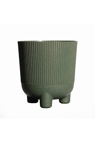 SUPERGREENS Κασπώ Πλαστικό "Cortado" Στρογγυλό Πράσινο 18x18x19.5 εκ.