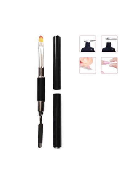 ACRY Pensulă dublă pentru Acrygel cu spatulă, 13 cm – dozare și modelare precisă