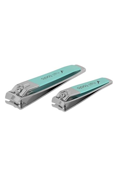 SHOPIENS Unghiere metalice verzi cu pila integrata pentru maini si picioare s...