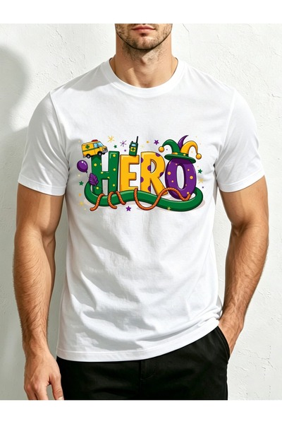 1001 Line Theme Graphic Design Men Round Neck T Shirt Loose Fit 100 Percent C...