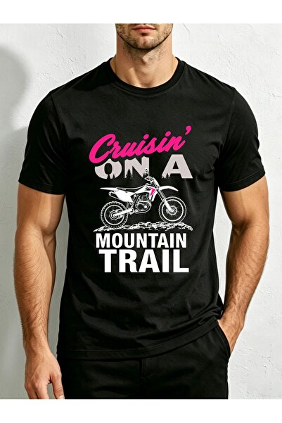 212Wear Motorcycle Adventure Design Men'S Round Neck T-Shirt, Loose Fit, 100%...