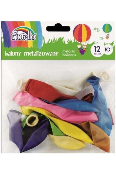Fiorello Set de 12 baloane din latex bej