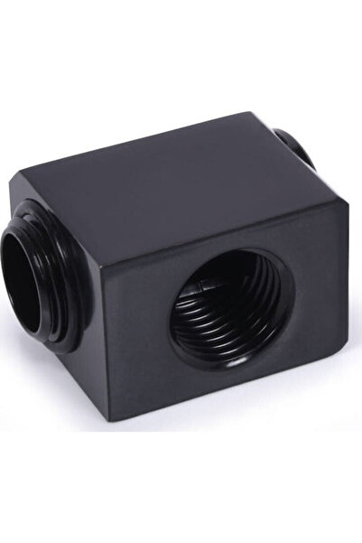 Alphacool Adaptor cu profil redus 90 de grade G1/4 inch Ag la G1/4 inch Ig Ro...
