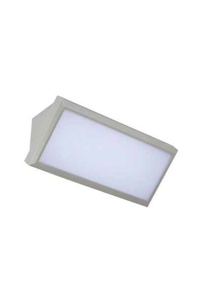 V-TAC Aplică de exterior montată pe perete, tip plafonieră, LED IP65 12W cu l...