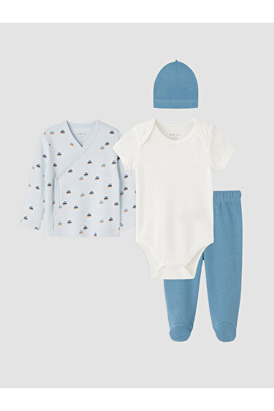 LC Waikiki Trendlucky Baby Boy Hospital Discharge Set with Printed Difference