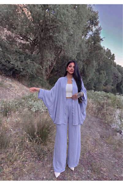 Siner Fashion Women's Oversize Wide Cut Shirt and Pants Set