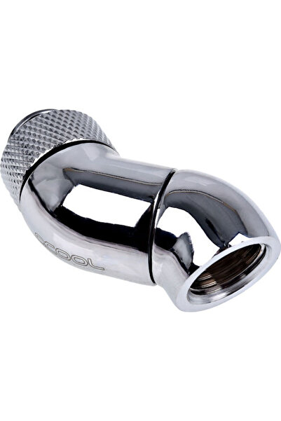 Alphacool Adaptor unghiular tip țurțure, dublu rotativ la 45 de grade, G1/4 A...