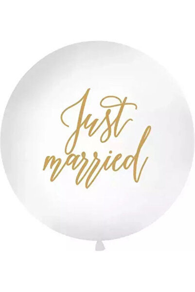 Partydeco Balon din folie Jumbo Literă Albă 100cm