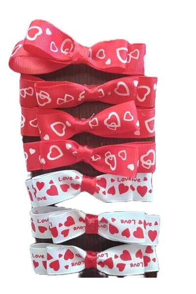 OEM Set 7 clame alb/rosu