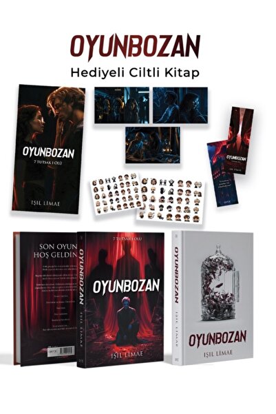 Pukka yayınları ONYX 7 TUTSAK 1 ÖLÜ SERİSİ OYUNBOZAN 4 CİLTLİ-IŞIL LİMAE