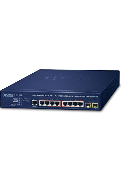 Generic Brand GS-4210-8HP2S Διαχειριζόμενος διακόπτης L2 PoE++ με 8 θύρες Gig...