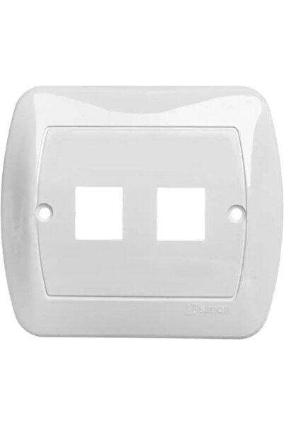 Kontakt-Simon Simon Chord Capac Priză Dublă RJ Ict Alb Plat Pl-999a/11