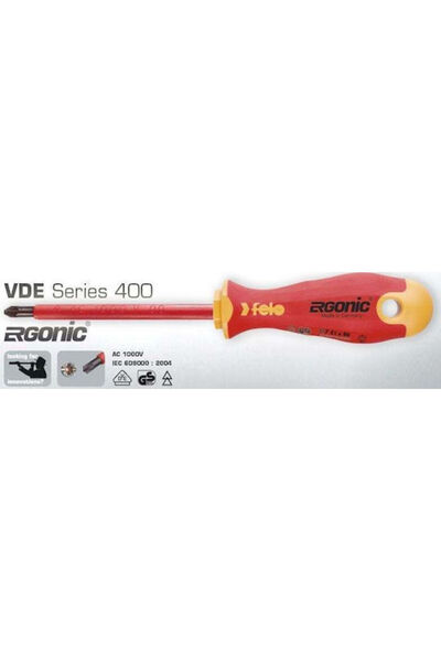FELO Șurubelniță flexibilă electrician VDE 1000V, tip cruce: 41720390