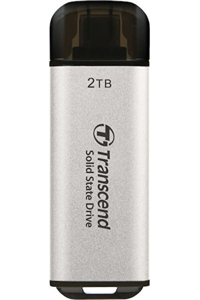 Transcend Esd300s 2TB USB 3.2 Stick SSD cu conexiune USB-C Gri
