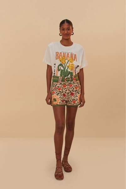 STYKEER Unisex Oversized T-Shirt the Bananas Printed Loose Fit Oversized