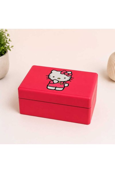 Luvena Hello Kitty Storage Box Decorative Organizer Box Jewelry Cosmetics Toy Organizer Multi-Purpose