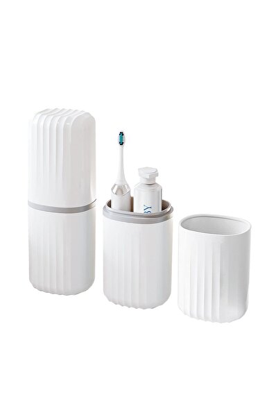 Arabest 2-Pack Travel Toothbrush Case, 2 in 1 Dustproof Toothbrush Cover and ...