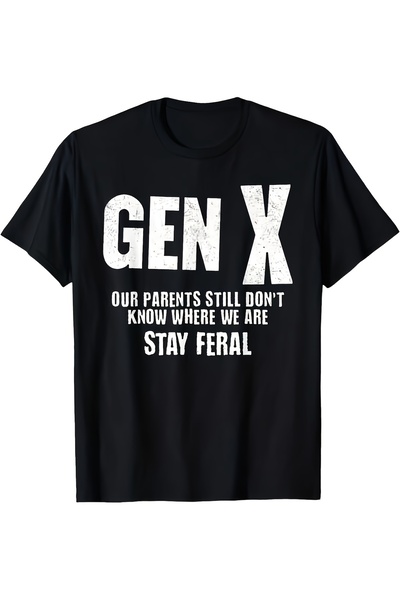 212Wear GEN Parnts Rmain Unawar of Our Location Humorous Gn X Graphic T Havyw...