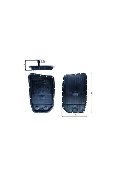 MAHLE HX152 - Otomatık Sanzıman Yag Karterı GA6HP26Z Bmw E60 E65 E90 E70 E71 F01 E83 Land Rover Dısc