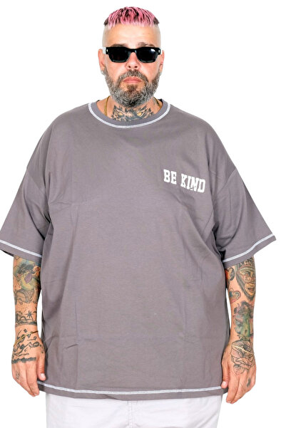 ModeXL Mode XL Large Size T-Shirt Bis Start 26169 Gray