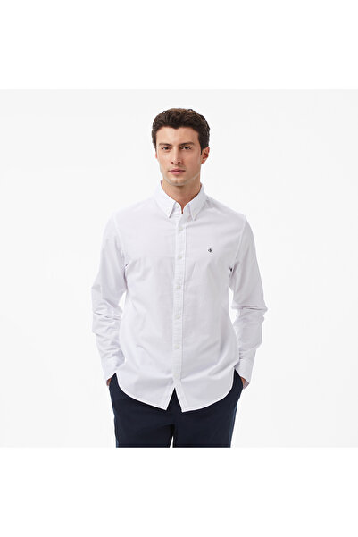 Calvin Klein Erkek Beyaz Diğer Gömlekler