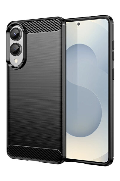 POWERTECH Θήκη Carbon MOB-2009 για Samsung S25 Edge, μαύρη