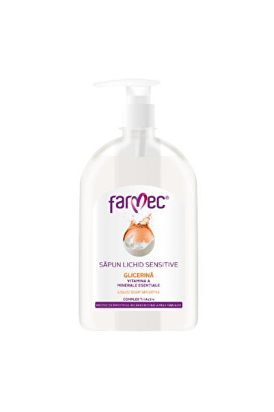 Farmec Sapun Lichid Sensitive Glicerina - Farmec, 500 ml