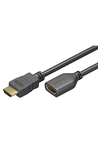 goobay καλώδιο προέκτασης HDMI 61313 Ethernet, 4K/60Hz 18Gbps, 5m, μαύρο