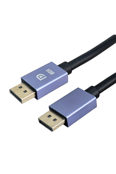 POWERTECH καλώδιο DisplayPort CAB-DP079, 8K/60Hz, 48 Gbps, 1.5m, μαύρο