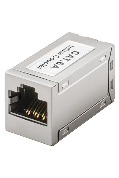 POWERTECH σύνδεσμος RJ45 Cat 6A CAB-N324, 500MHz, PoE+, ασημί