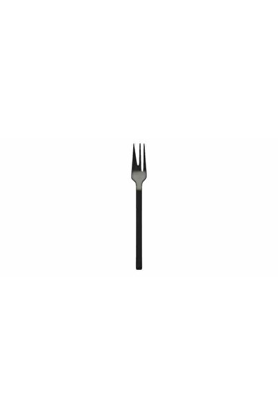 Mepra Set 6 furculite pentru prajituri Stile, inox 18/10, 15.4cm, Negru