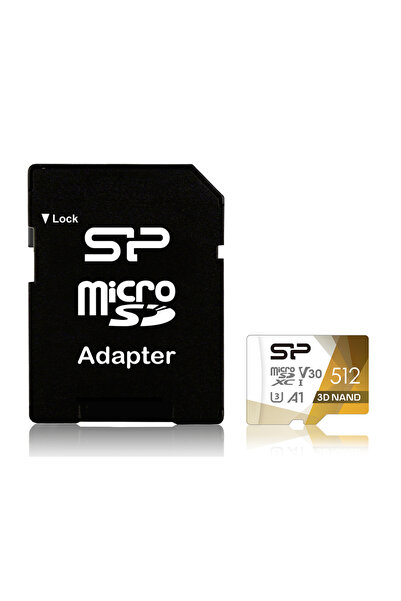 Silicon Power κάρτα μνήμης Superior Pro microSDXC UHS-I, 512GB, Class 30