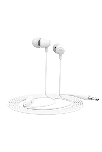 Celebrat earphones με μικρόφωνο G4, 3.5mm σύνδεση, Φ10mm, 1.2m, λευκό