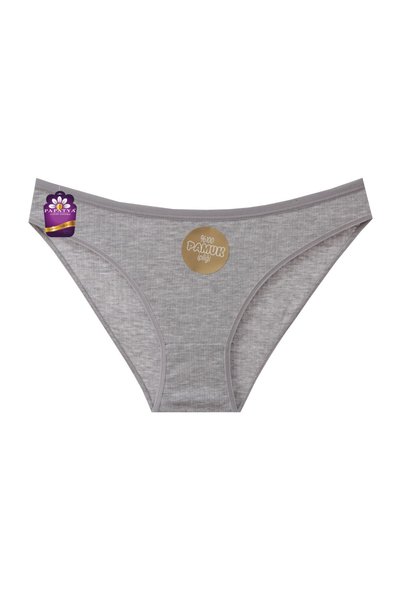 papatya lingerie Cotton Ribbed Basic Slip Panties 3-Pack Size 38-40 Pw-1020 -R/6/7