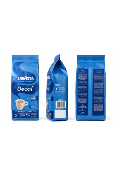 LavAzza Set 3 x Boabe de cafea decofeinizate Decaf Easy Day Classico, 500 g, ...