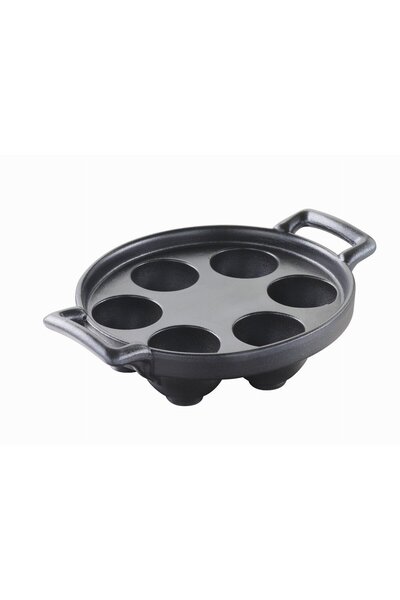 REVOL Platou pentru melci Belle Cuisine, Revol, Portelan, 14x12.7x3.7cm, Negru