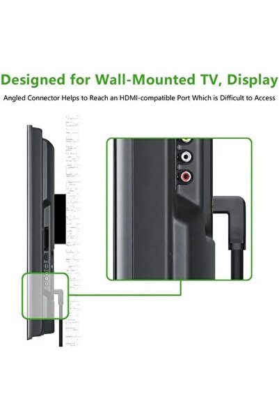 Yıldızan tua shop PX-4667 تمديد HDMI من أنثى إلى ذكر، كابل تمديد HDMI بطول 1 ...