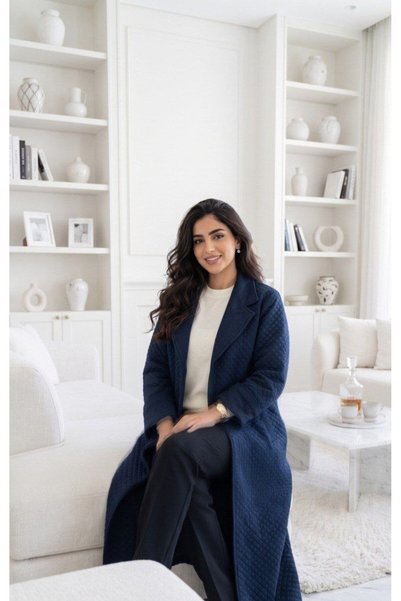 alqarat "Musayab" Luxury Unquilted Winter Bisht