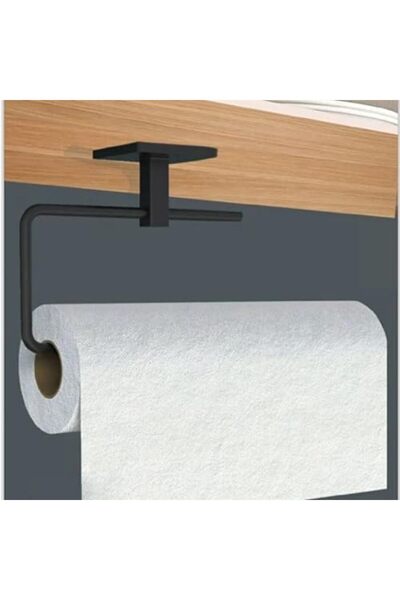 Yıldızan Ysf Shop Adhesive Paper Towel Holder, Metal, Modern Design, Freestan...