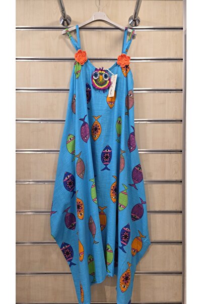 Park Moda Rope Strap Dress with Embroidery